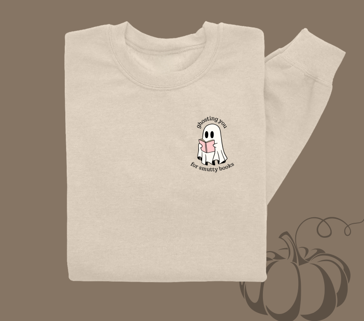 Ghosting You For Smutty Books Crewneck Sweater