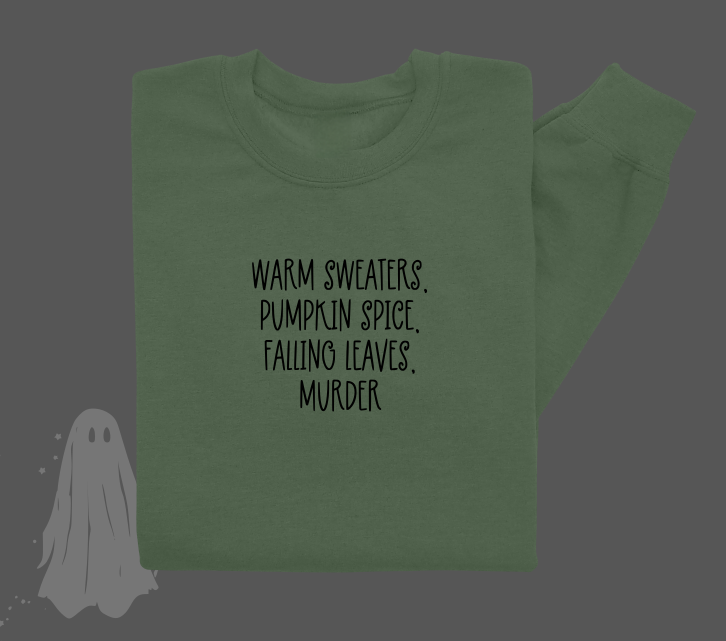 Murder Crewneck Sweater