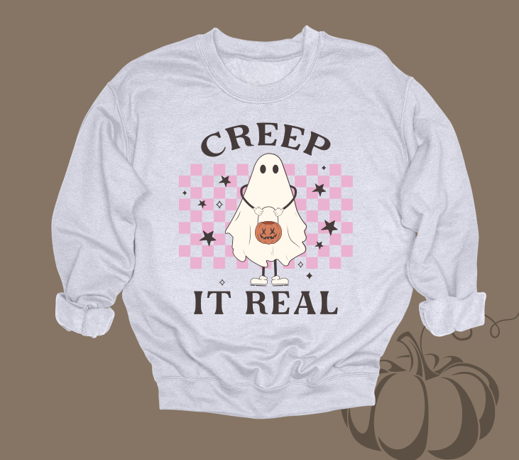 Creep It Real Crewneck Sweaters