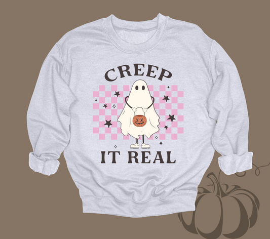 Creep It Real Crewneck Sweaters