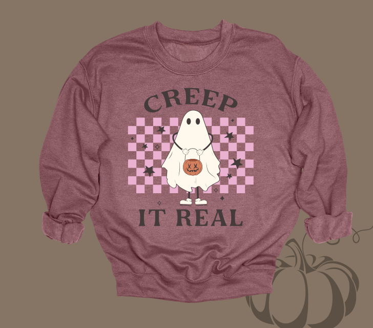 Creep It Real Crewneck Sweaters