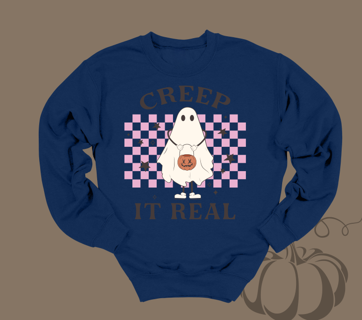 Creep It Real Crewneck Sweaters