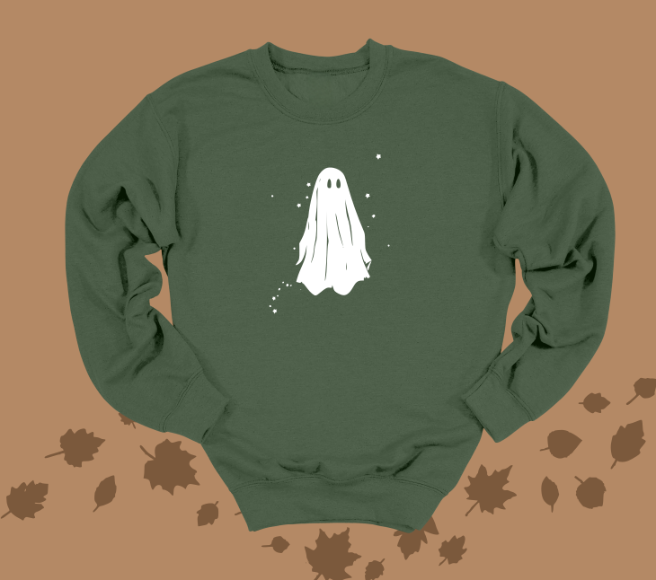 Pretty Ghost Crewneck Sweater