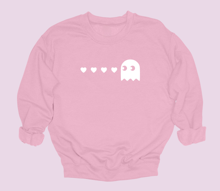 Pacman Hearts Part 2 Matching Crewneck Sweater