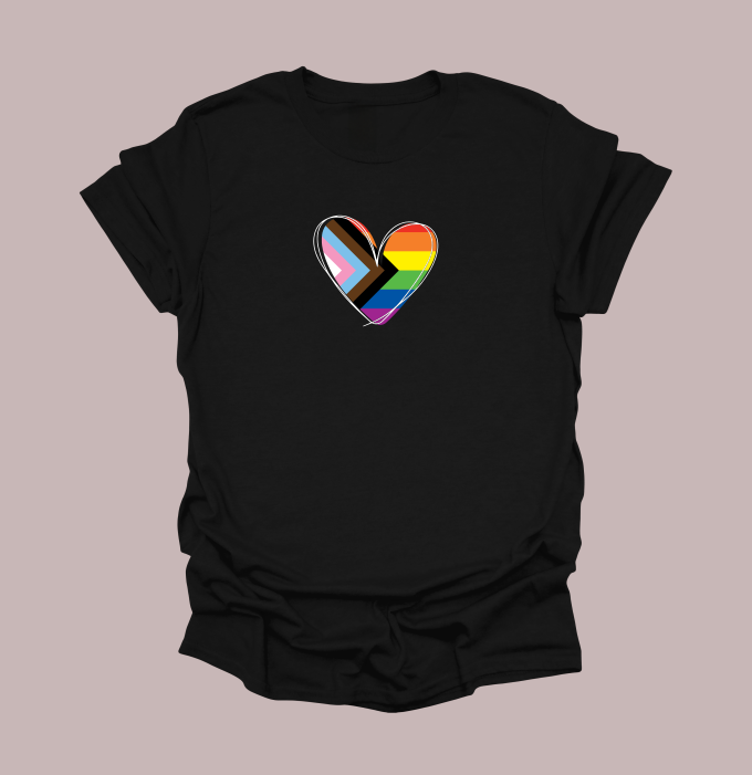 Pride Sketch Heart T-Shirt