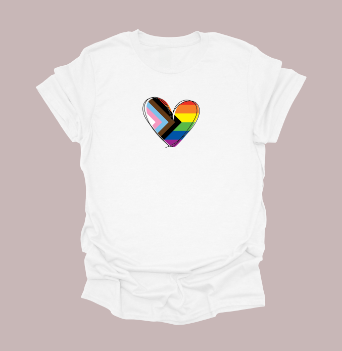 Pride Sketch Heart T-Shirt