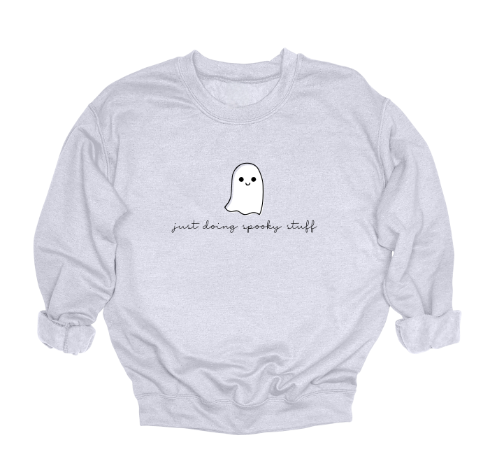 Just Doing Spooky Things Crewneck Sweater
