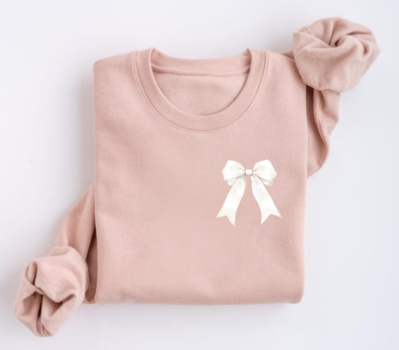 Coquette Bow Crewneck Sweater