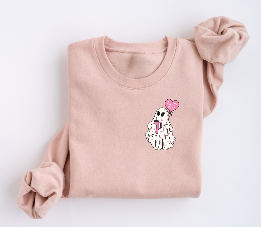 Be My Boo Ghost Crewneck Sweater