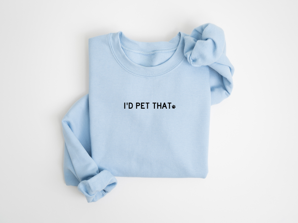 I'd Pet That Crewneck Sweater