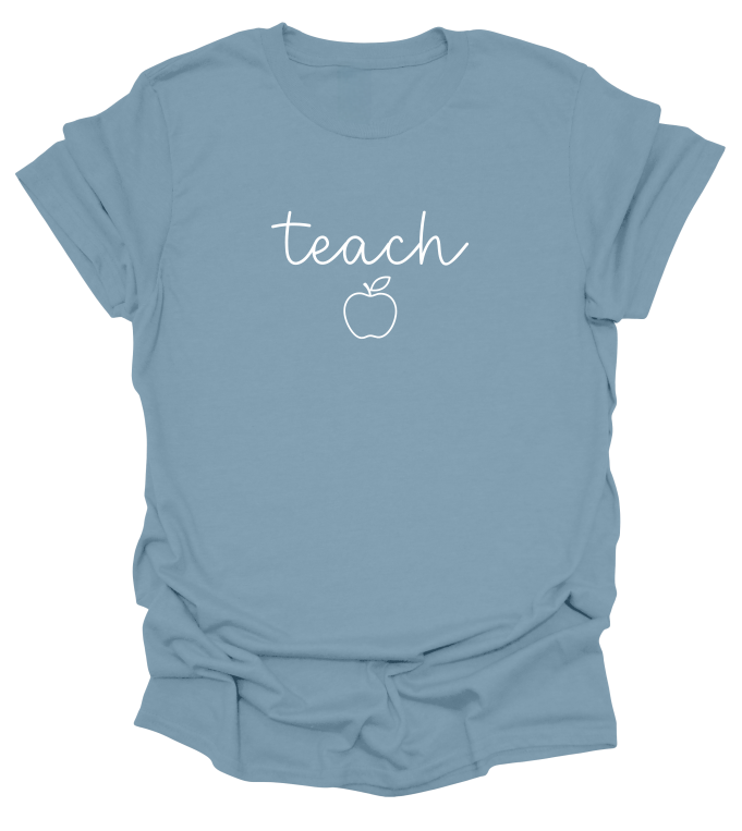 Minimalist Script Teach T-Shirt