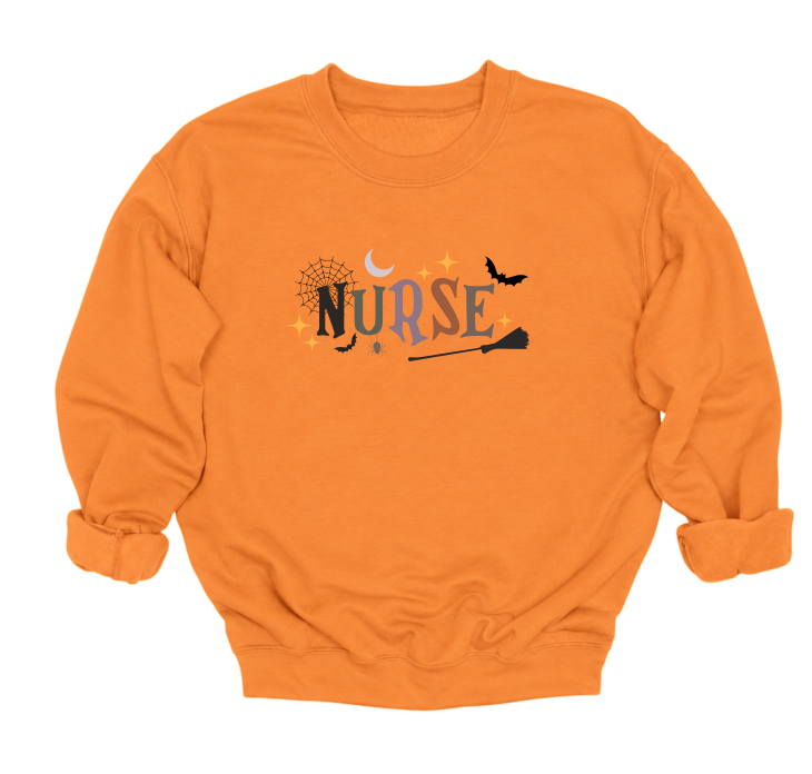 Halloween Nurse Crewneck Sweater