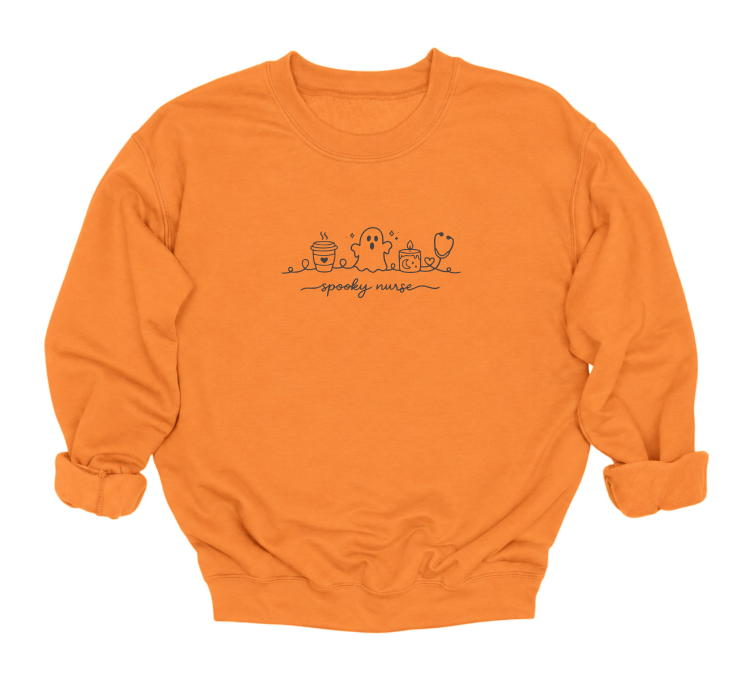 Spooky Nurse Crewneck Sweater