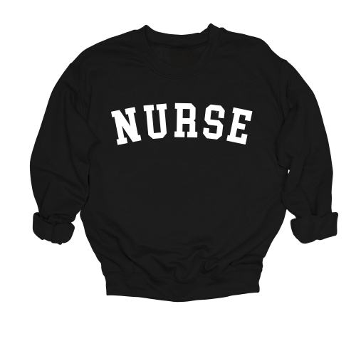 Varsity Nurse Crewneck Sweater