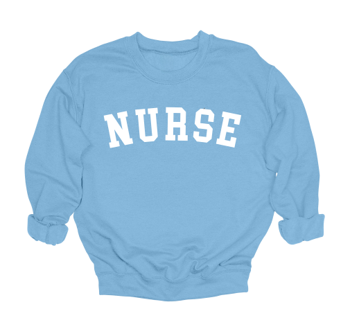 Varsity Nurse Crewneck Sweater