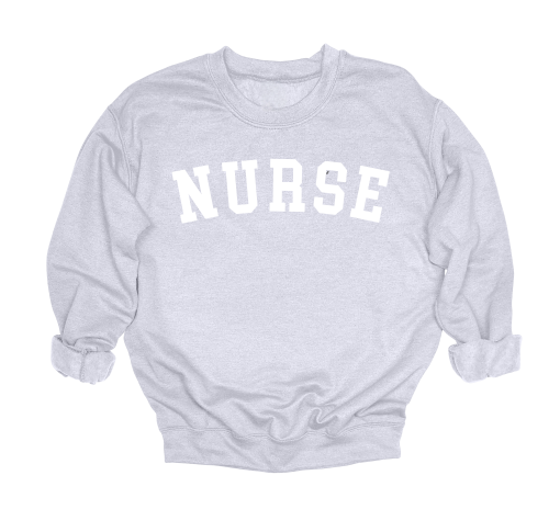 Varsity Nurse Crewneck Sweater