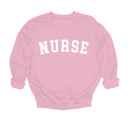Varsity Nurse Crewneck Sweater