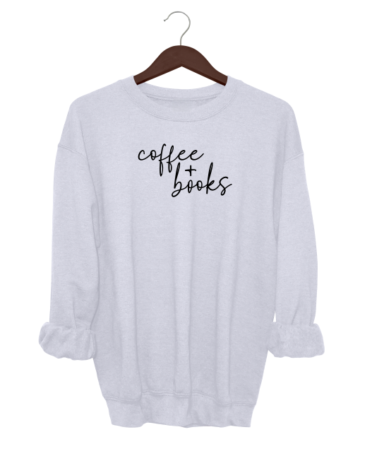 Coffee + Books Crewneck Sweater