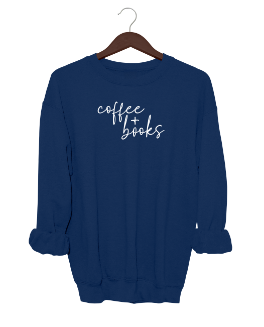 Coffee + Books Crewneck Sweater