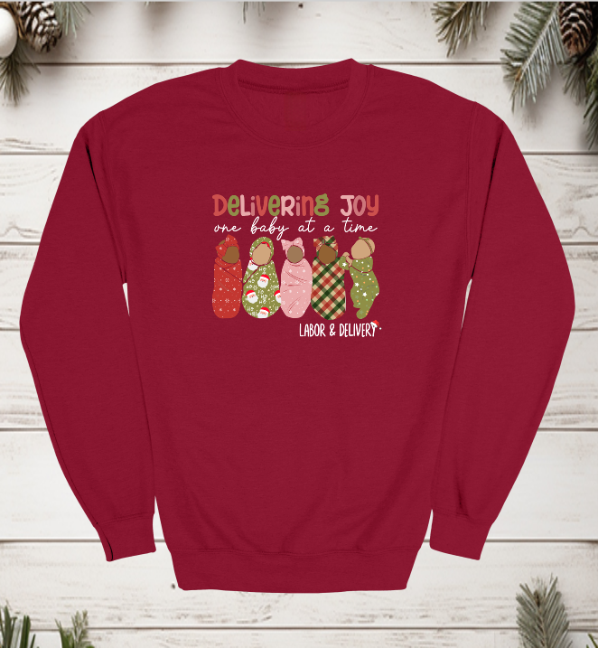 Delivering Joy Crewneck Sweater