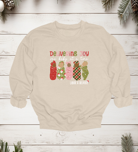 Delivering Joy Crewneck Sweater