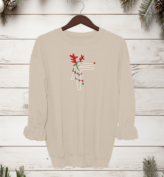 Reindeer Speculum Crewneck Sweater