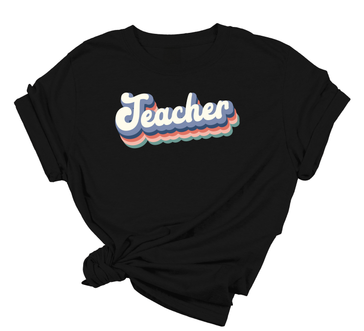 Retro Teacher T-Shirt