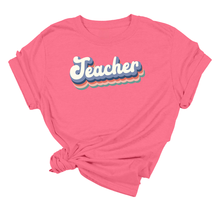 Retro Teacher T-Shirt
