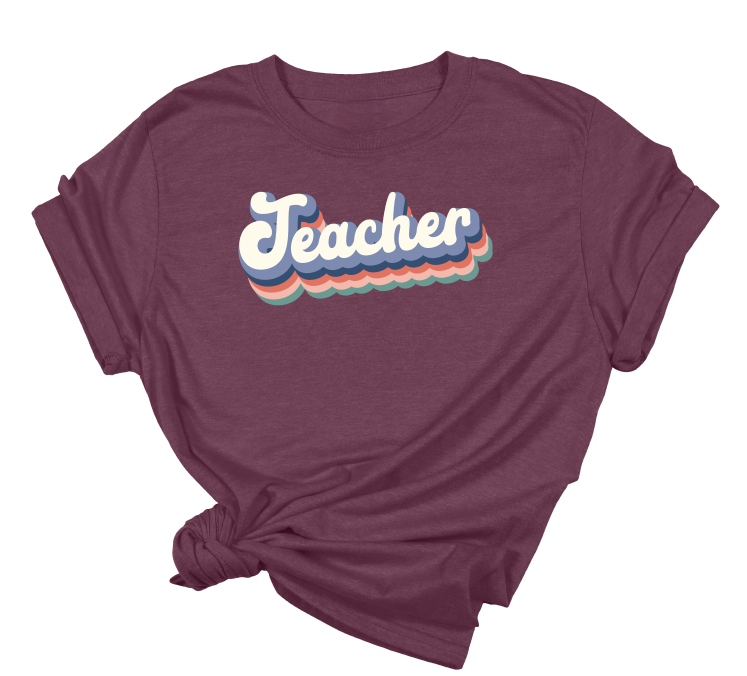 Retro Teacher T-Shirt