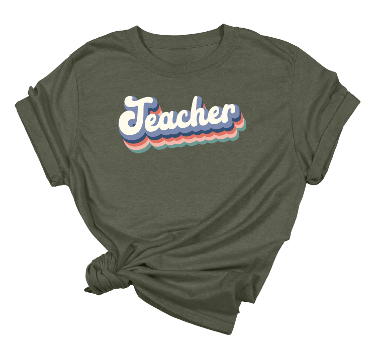 Retro Teacher T-Shirt