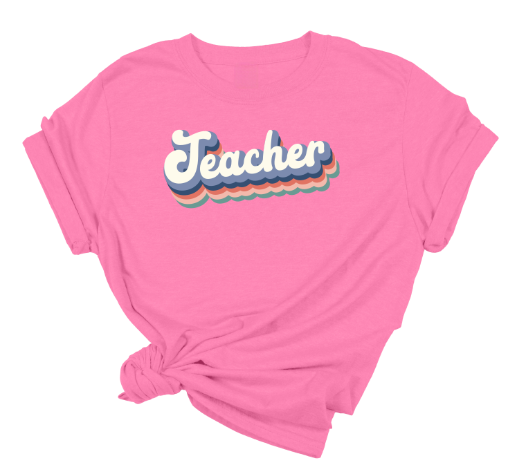 Retro Teacher T-Shirt