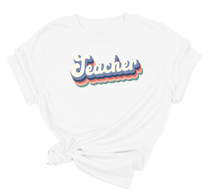 Retro Teacher T-Shirt