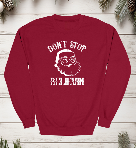 Don't Stop Believin' Crewneck Sweater