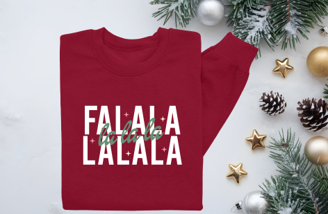Falalalalalalalala Crewneck Sweater