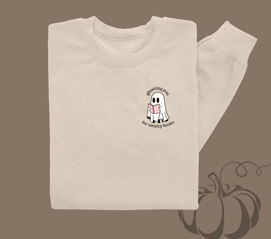 Ghosting You For Smutty Books Crewneck Sweater