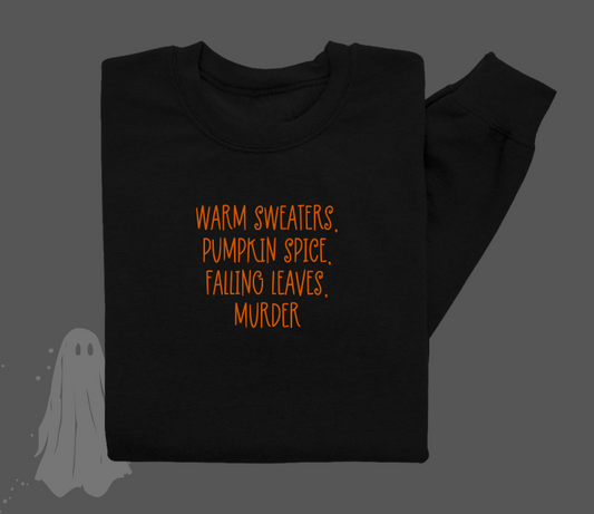 Murder Crewneck Sweater