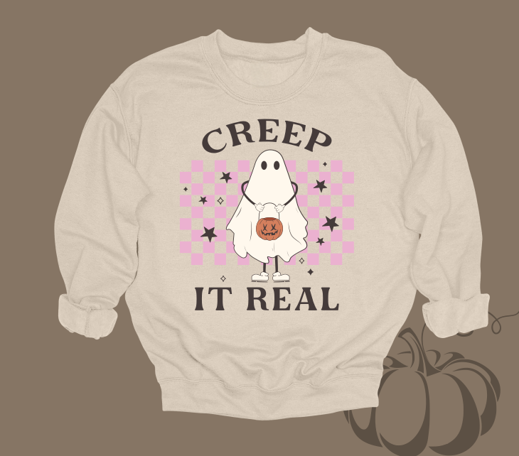 Creep It Real Crewneck Sweaters