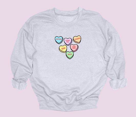 Obstetrical Sweethearts Crewneck Sweater