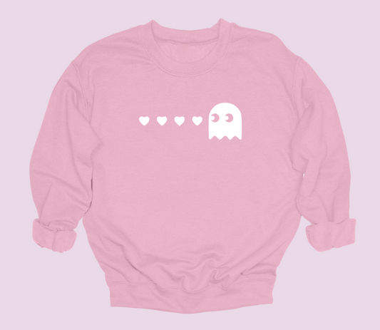Pacman Hearts Part 2 Matching Crewneck Sweater