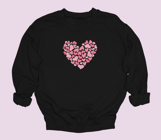 Heart of Hearts Crewneck Sweater