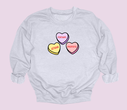 Nurse Sweethearts Crewneck Sweater