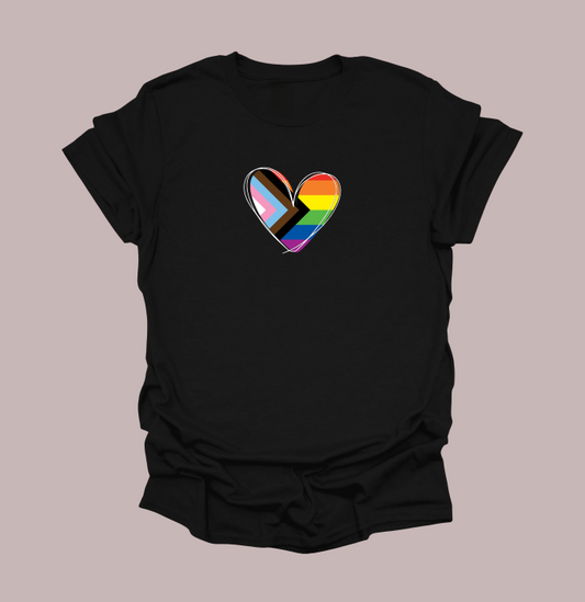 Pride Sketch Heart T-Shirt
