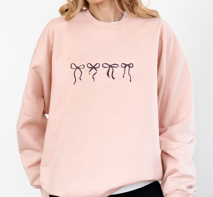 Pretty Bows Crewneck Sweater