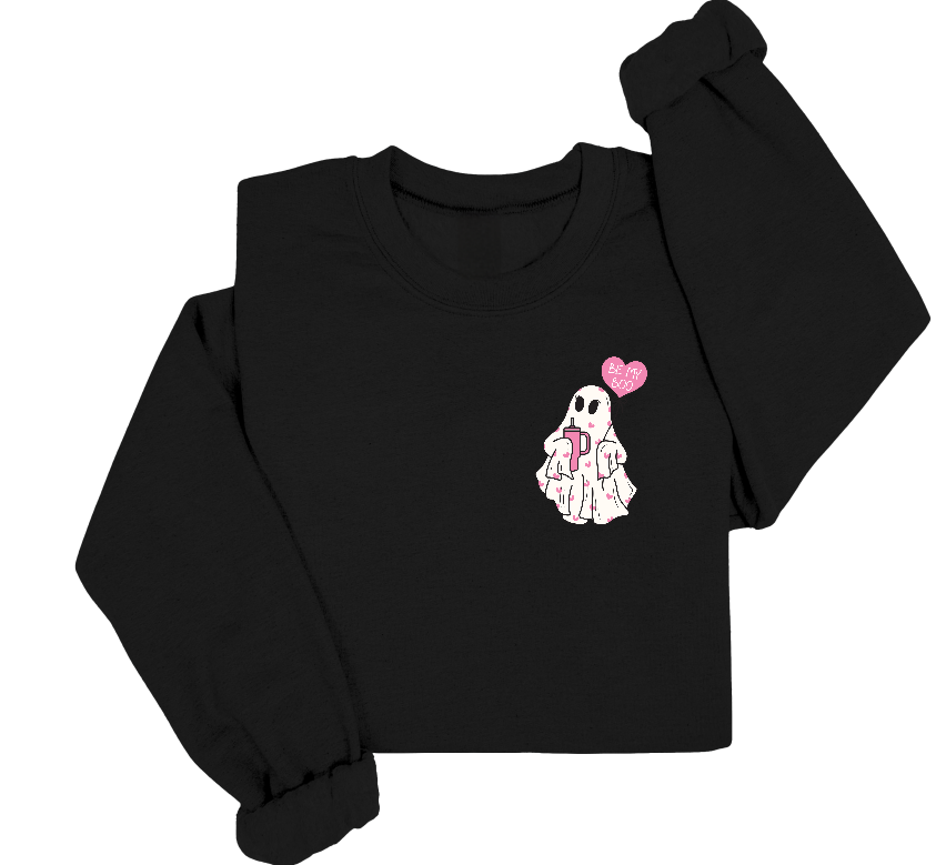 Be My Boo Ghost Crewneck Sweater