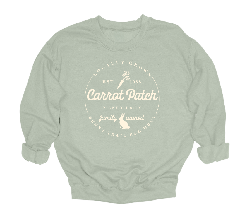 Carrot Patch Crewneck Sweater