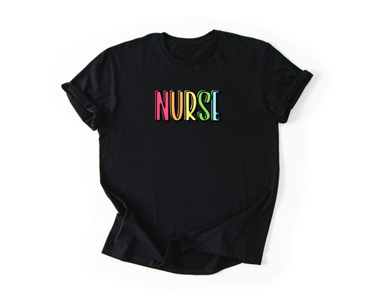 Colour Pop Career T-Shirt (Rainbow)