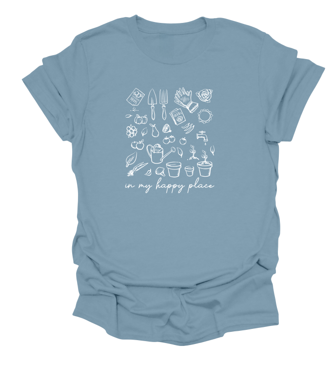 In My Happy Place Gardening T-Shirt