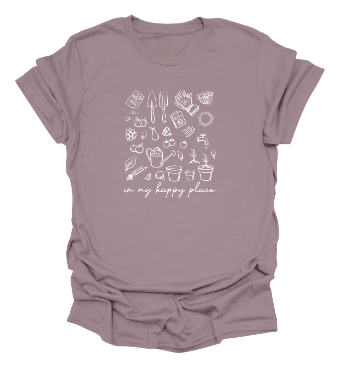 In My Happy Place Gardening T-Shirt