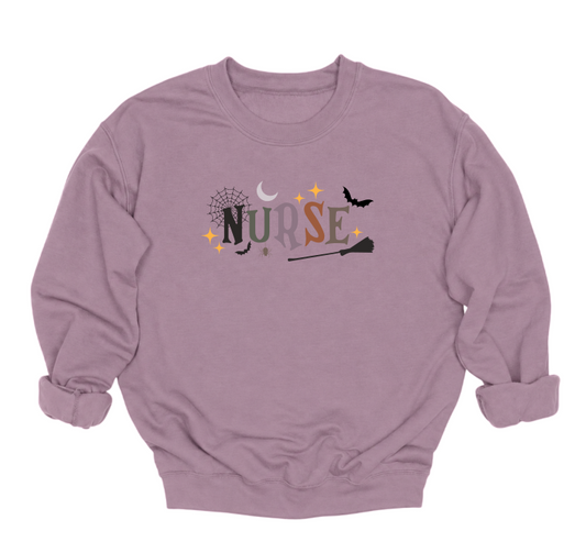 Halloween Nurse Crewneck Sweater