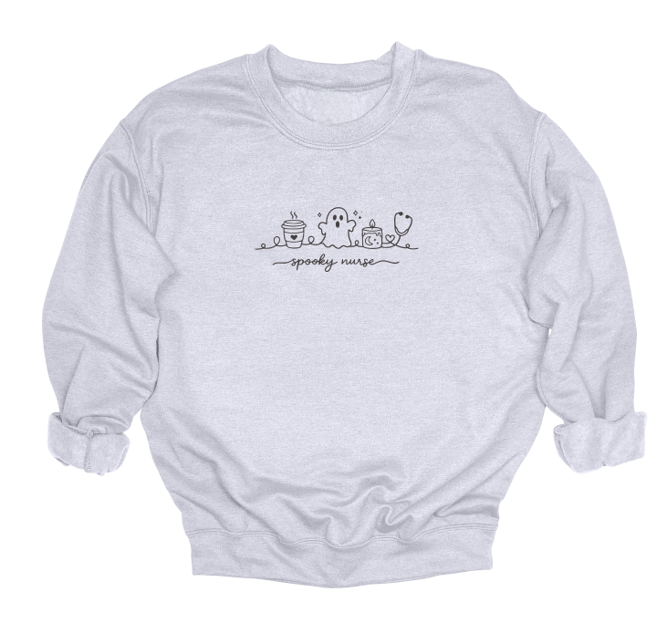 Spooky Nurse Crewneck Sweater
